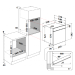 Whirlpool W4OMSK581RU1SBA 60厘米 71公升 W Collection 內置式加濕焗爐 - 氣炸功能、高溫自潔、A+節能